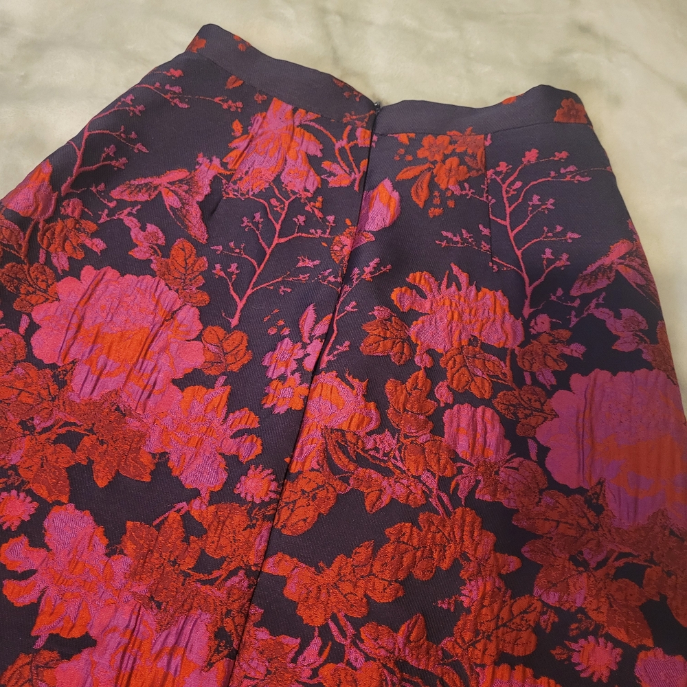 Anthropology Eva Franco High-Low Floral Skirt - Picture 7 of 13
